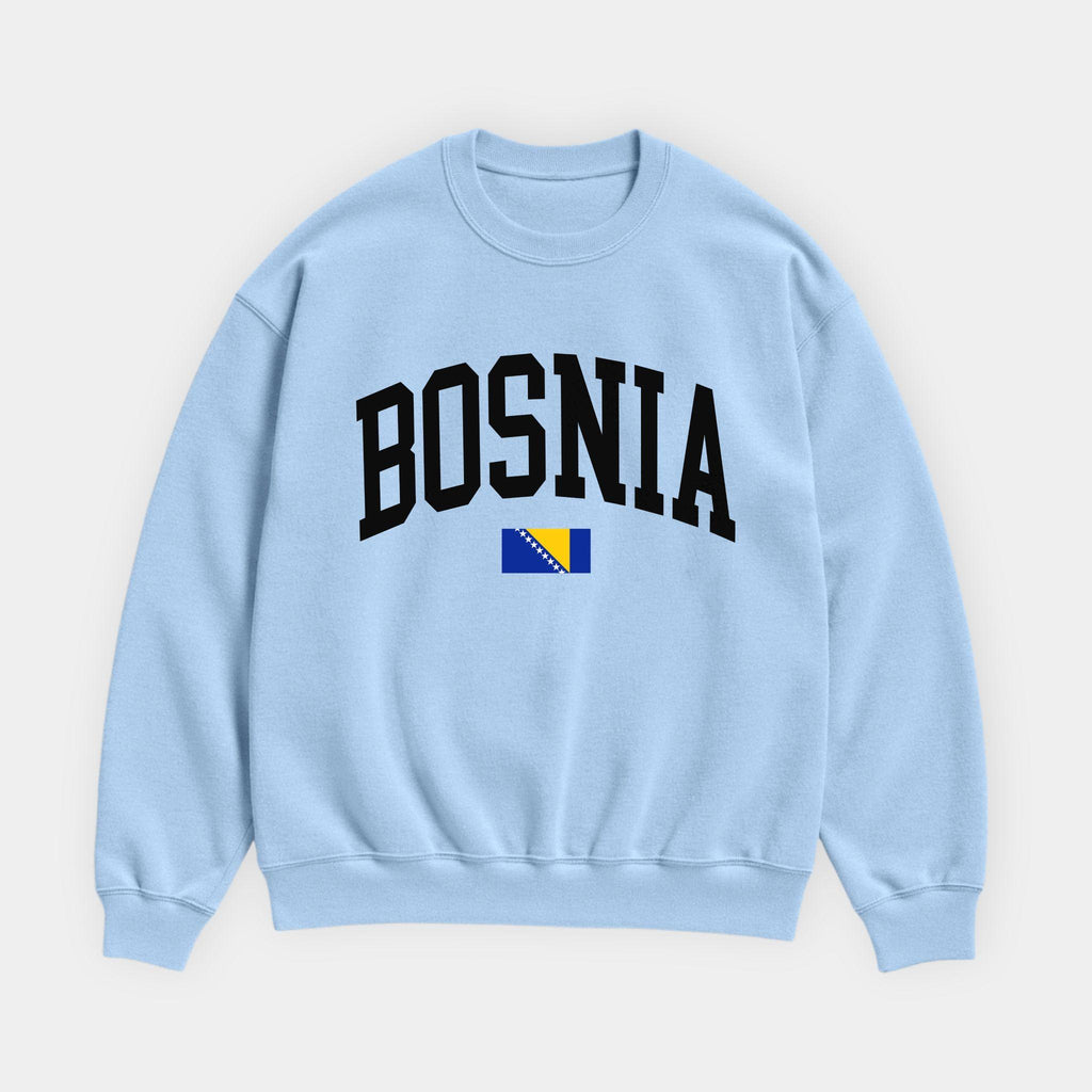Bosnia Collegiate Flag Sweatshirt