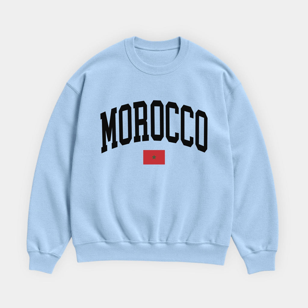 Morocco Collegiate Flag Sweatshirt