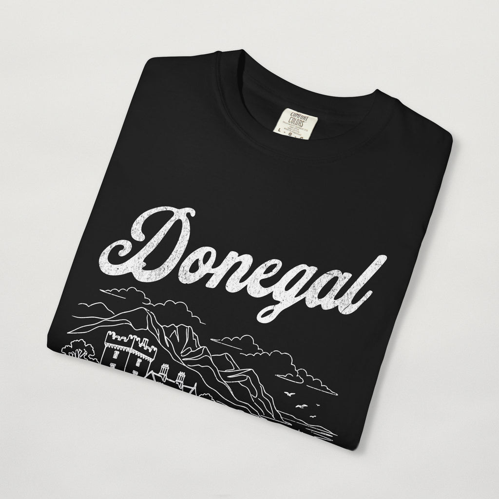 Donegal Ireland Castle Line Art T-Shirt