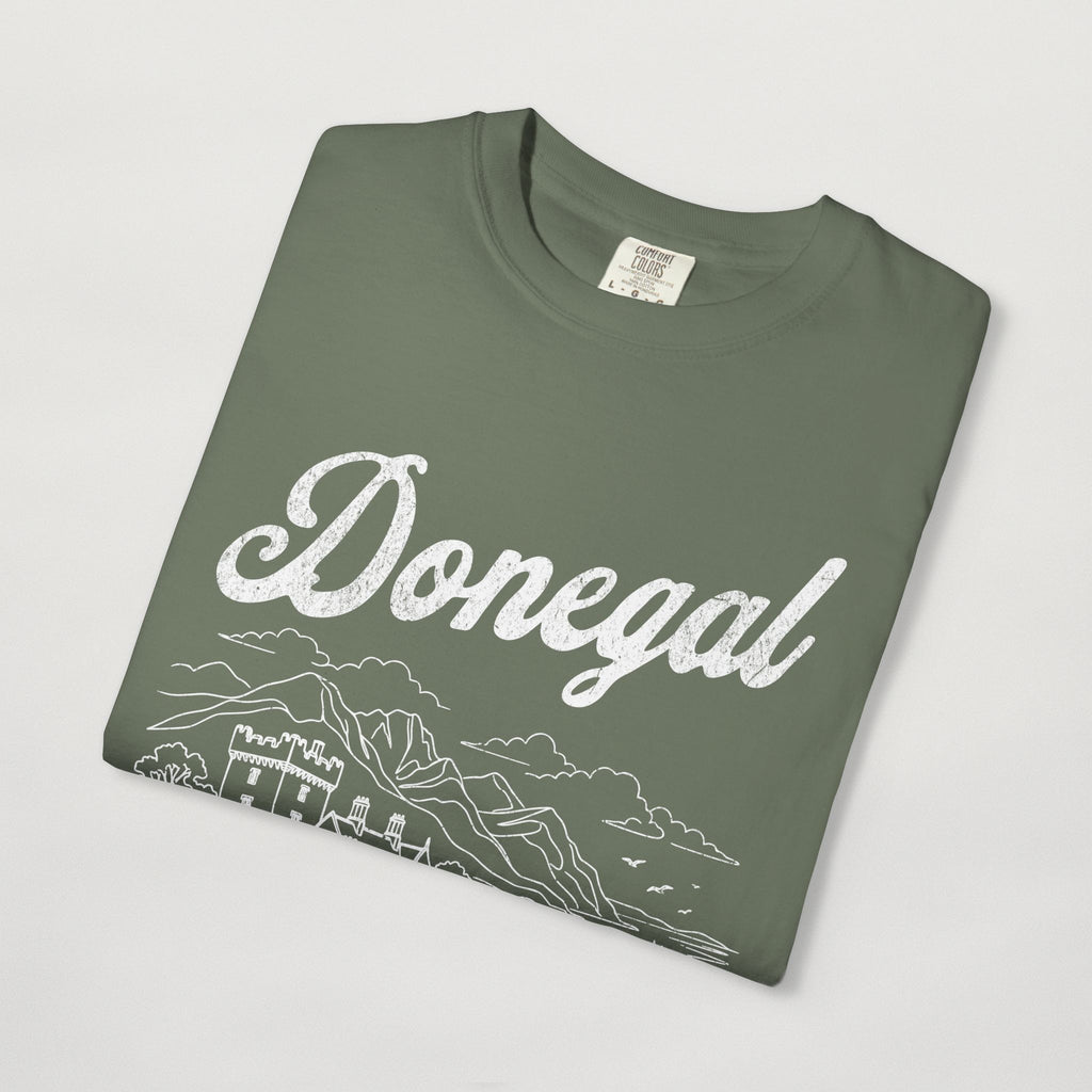 Donegal Ireland Castle Line Art T-Shirt