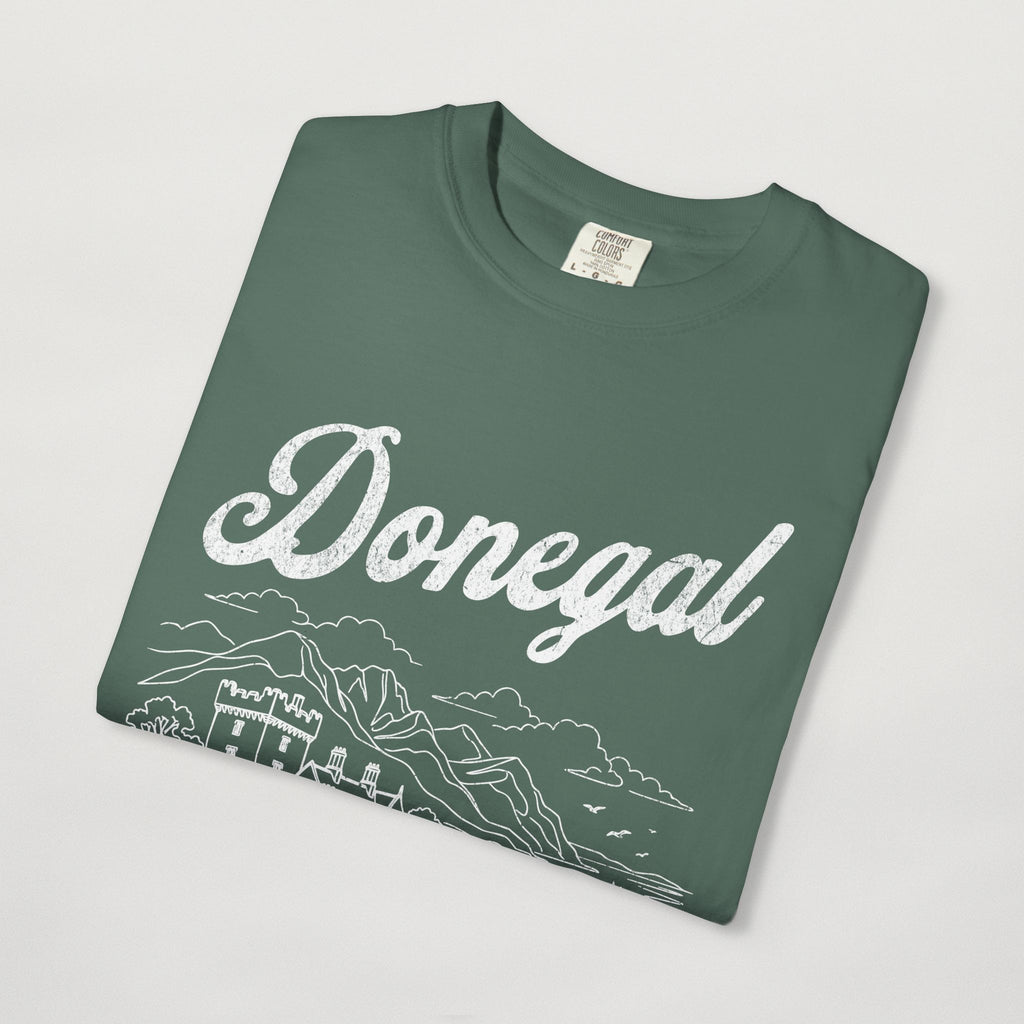 Donegal Ireland Castle Line Art T-Shirt
