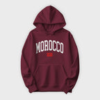Morocco Collegiate Flag Hoodie