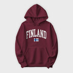 Finland Collegiate Flag Hoodie