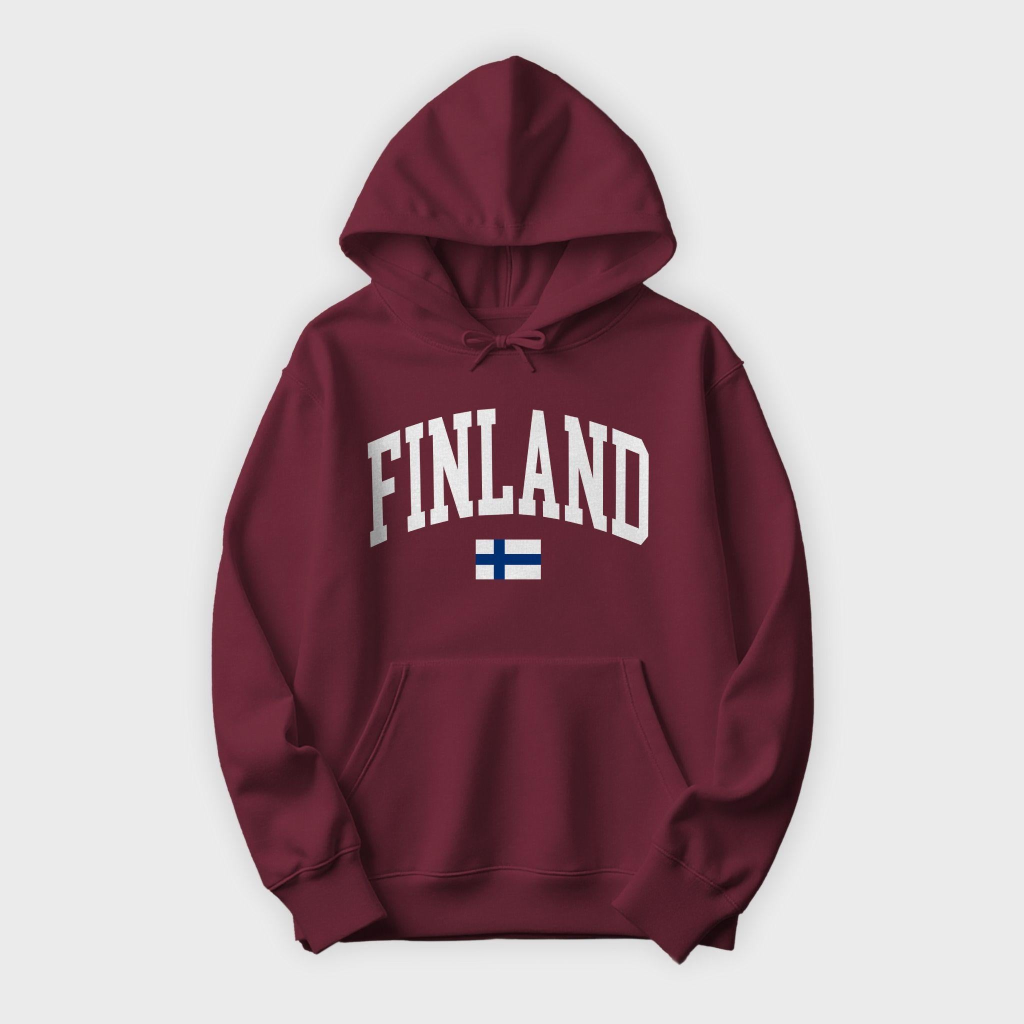 Finland Collegiate Flag Hoodie