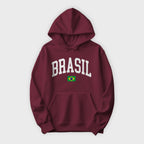 Brasil Collegiate Flag Hoodie