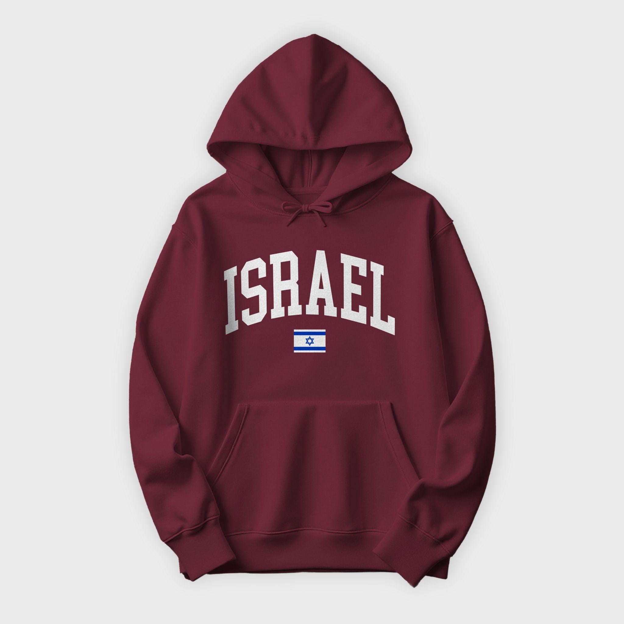 Israel Collegiate Flag Hoodie