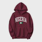 Nigeria Collegiate Flag Hoodie