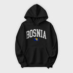 Bosnia Collegiate Flag Hoodie