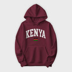 Kenya Collegiate Flag Hoodie
