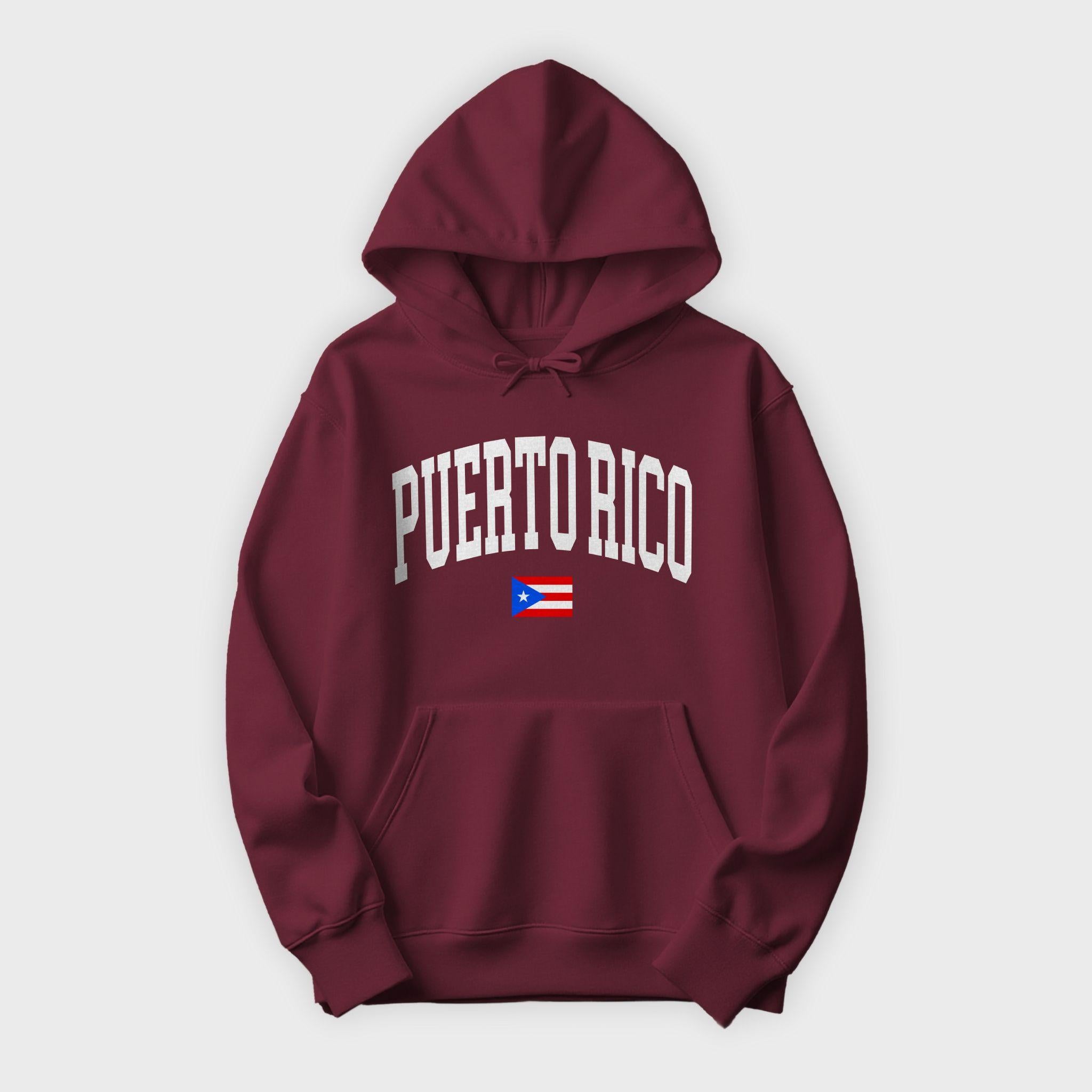 Puerto Rico Collegiate Flag Hoodie