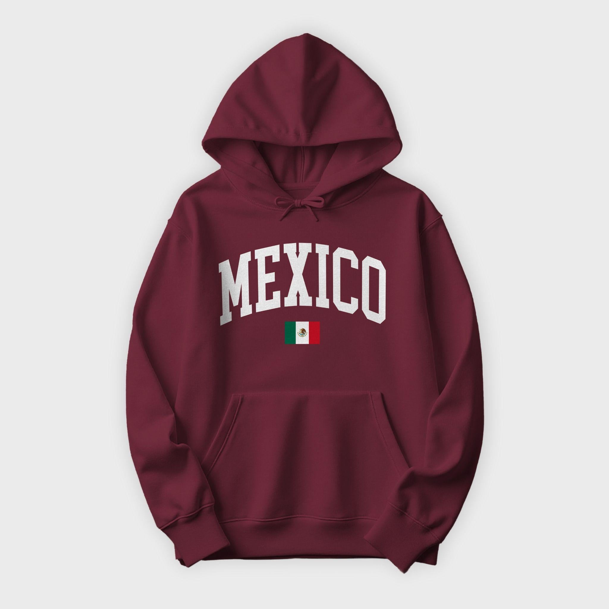 Mexico Collegiate Flag Hoodie
