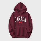 Canada Collegiate Flag Hoodie