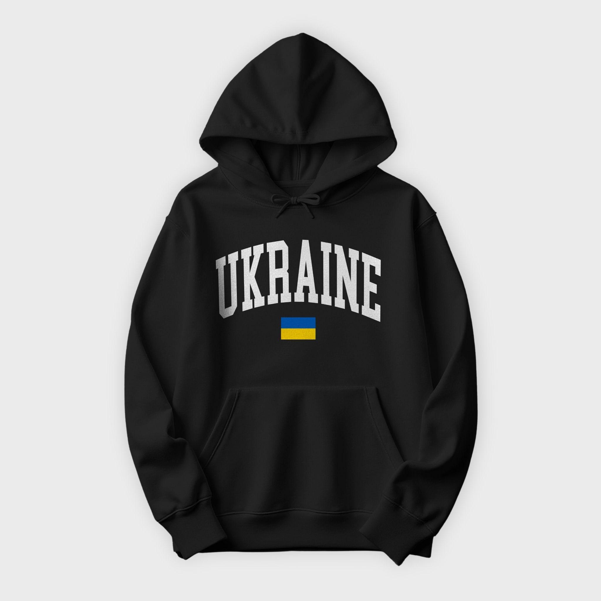 Ukraine Collegiate Flag Hoodie