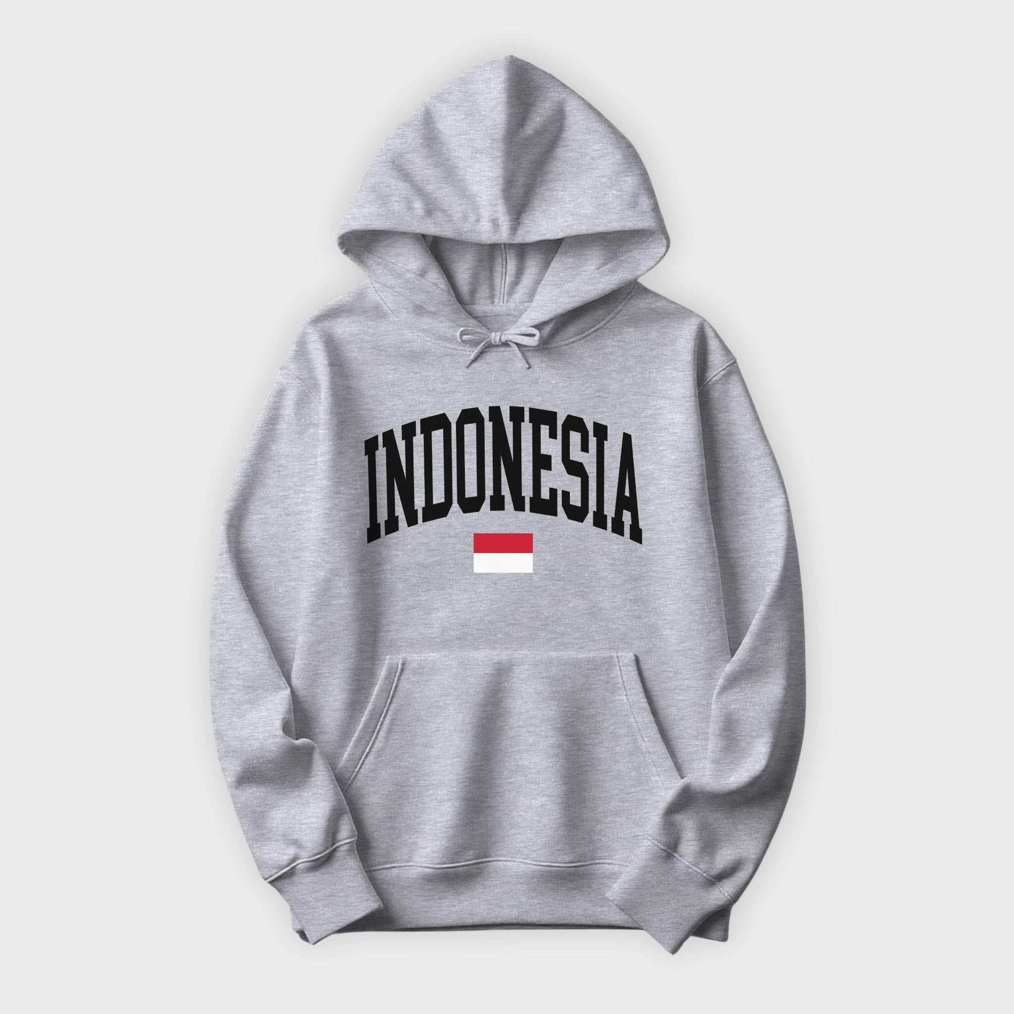 Indonesia Collegiate Flag Hoodie