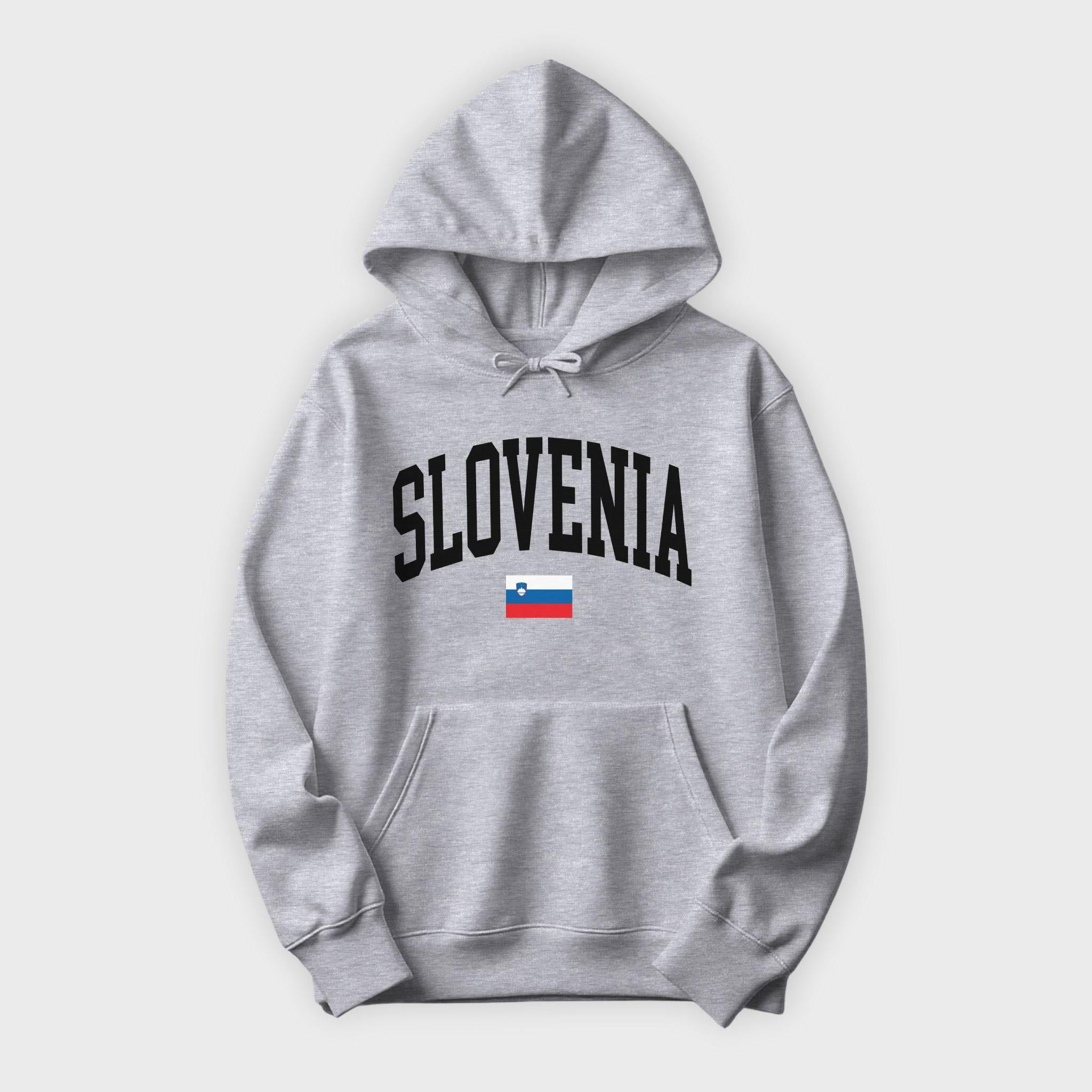Slovenia Collegiate Flag Hoodie