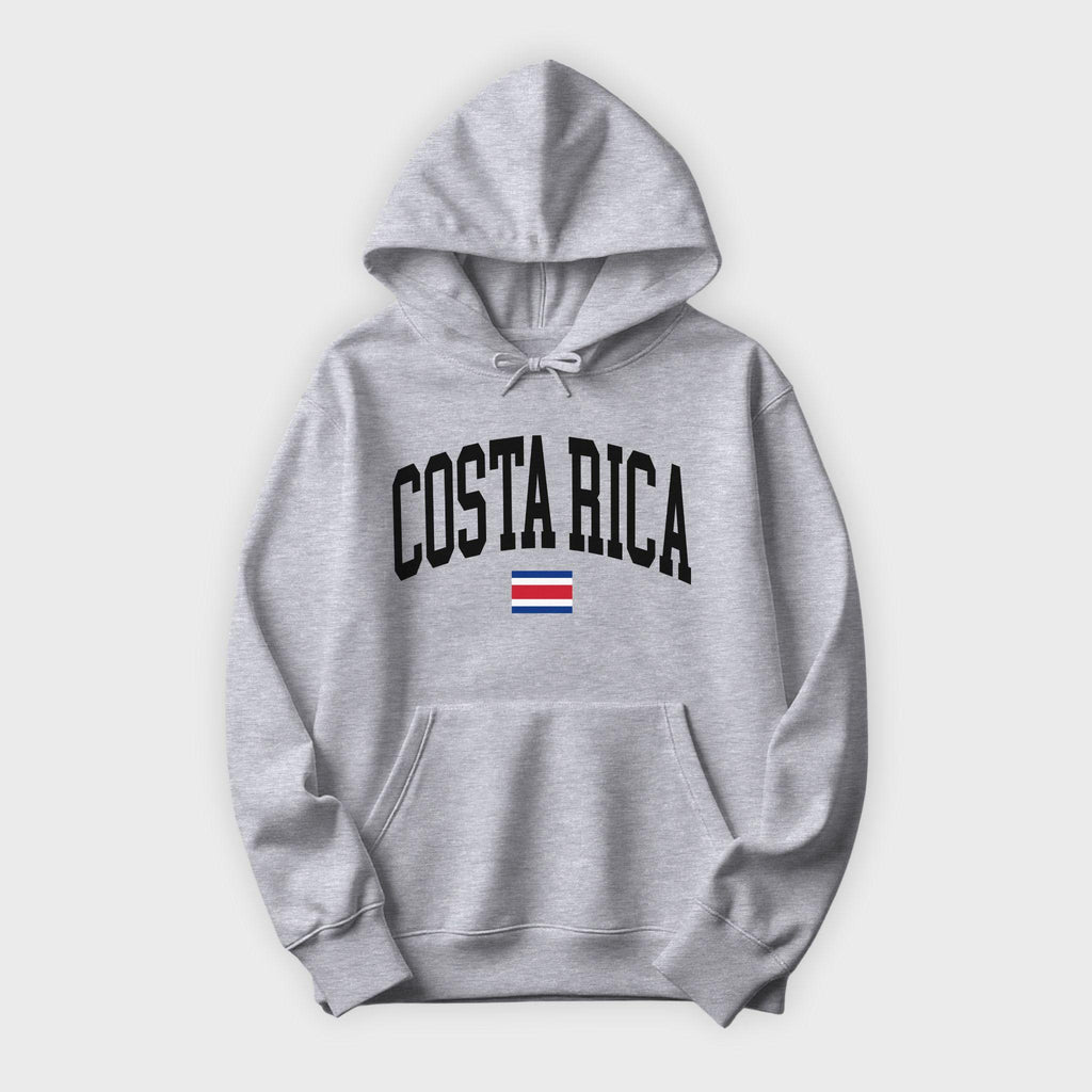 Costa Rica Collegiate Flag Hoodie