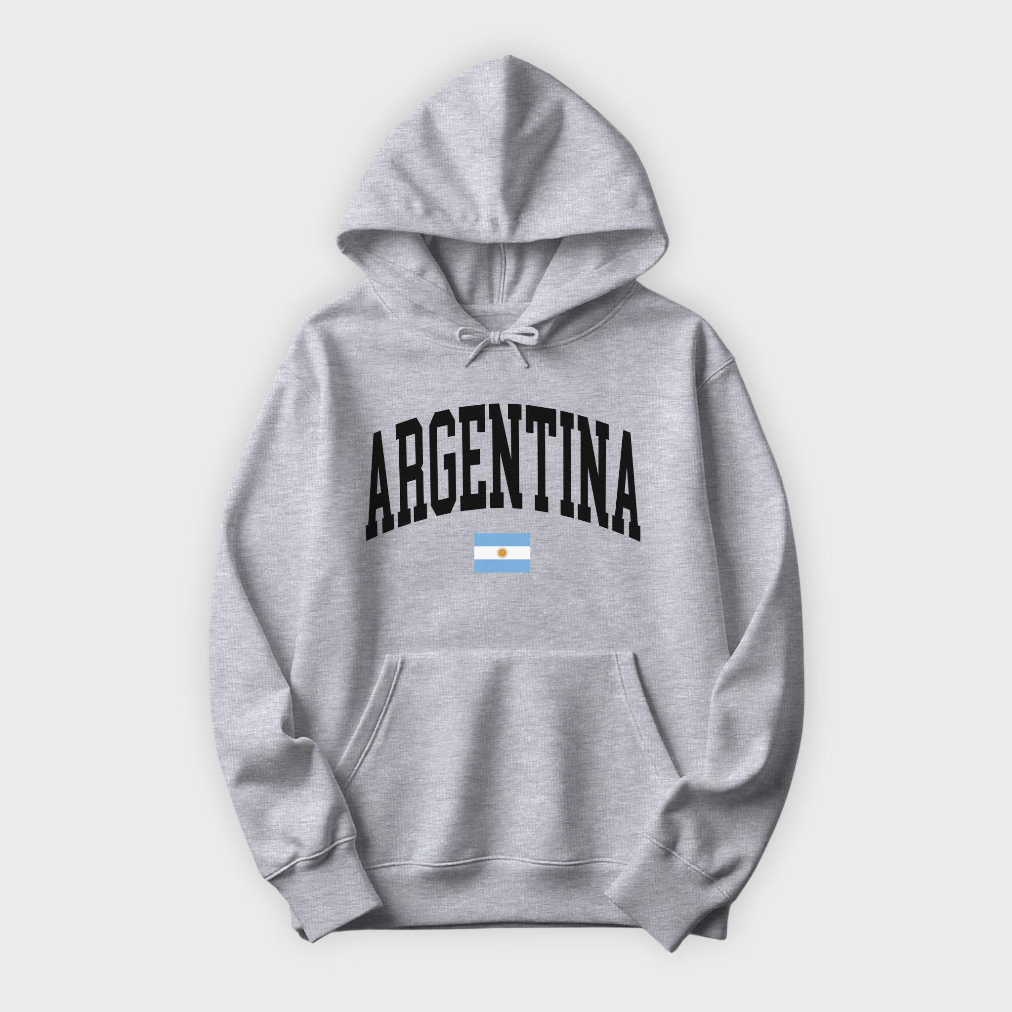 Argentina Collegiate Flag Hoodie
