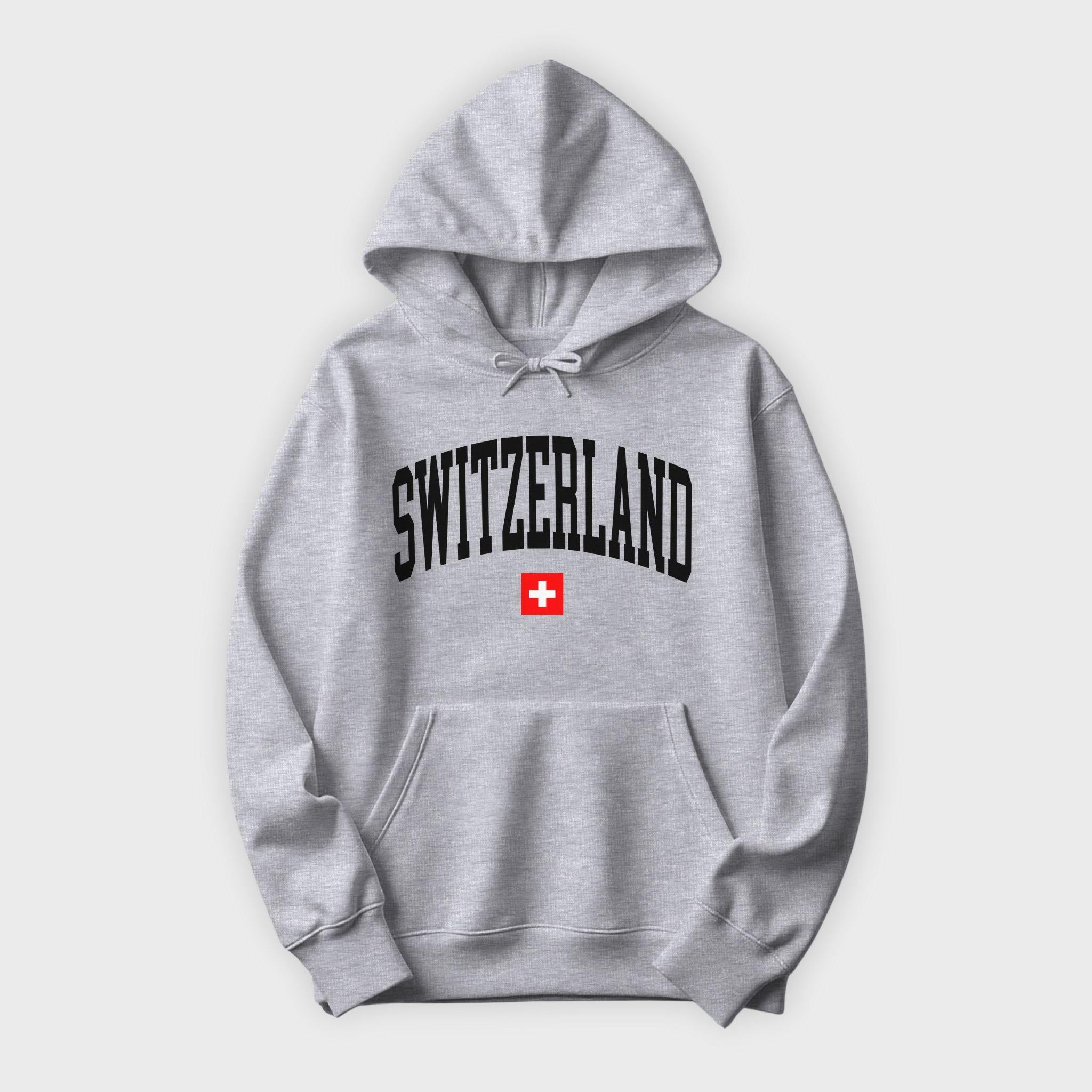 Switzerland Collegiate Flag Hoodie