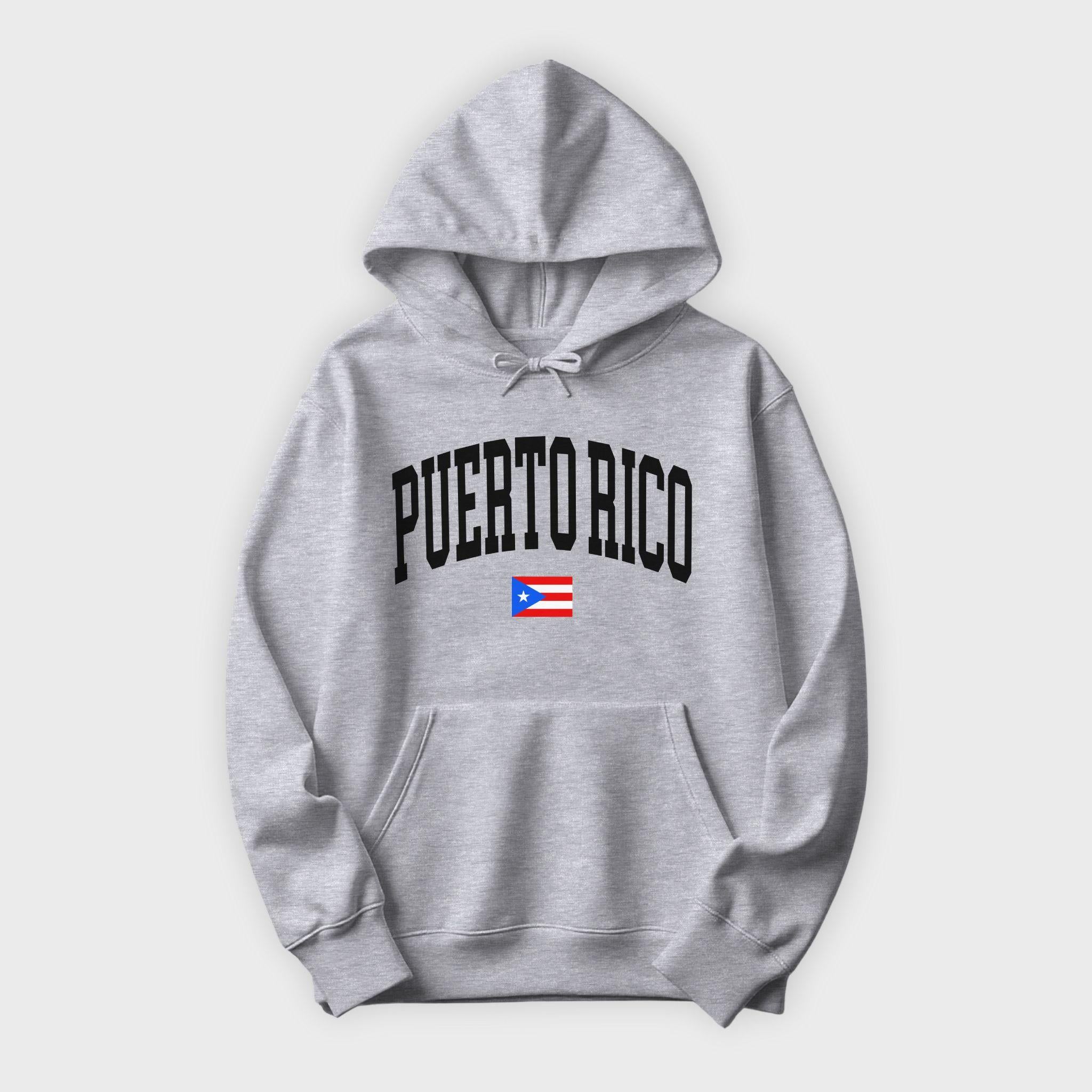 Puerto Rico Collegiate Flag Hoodie