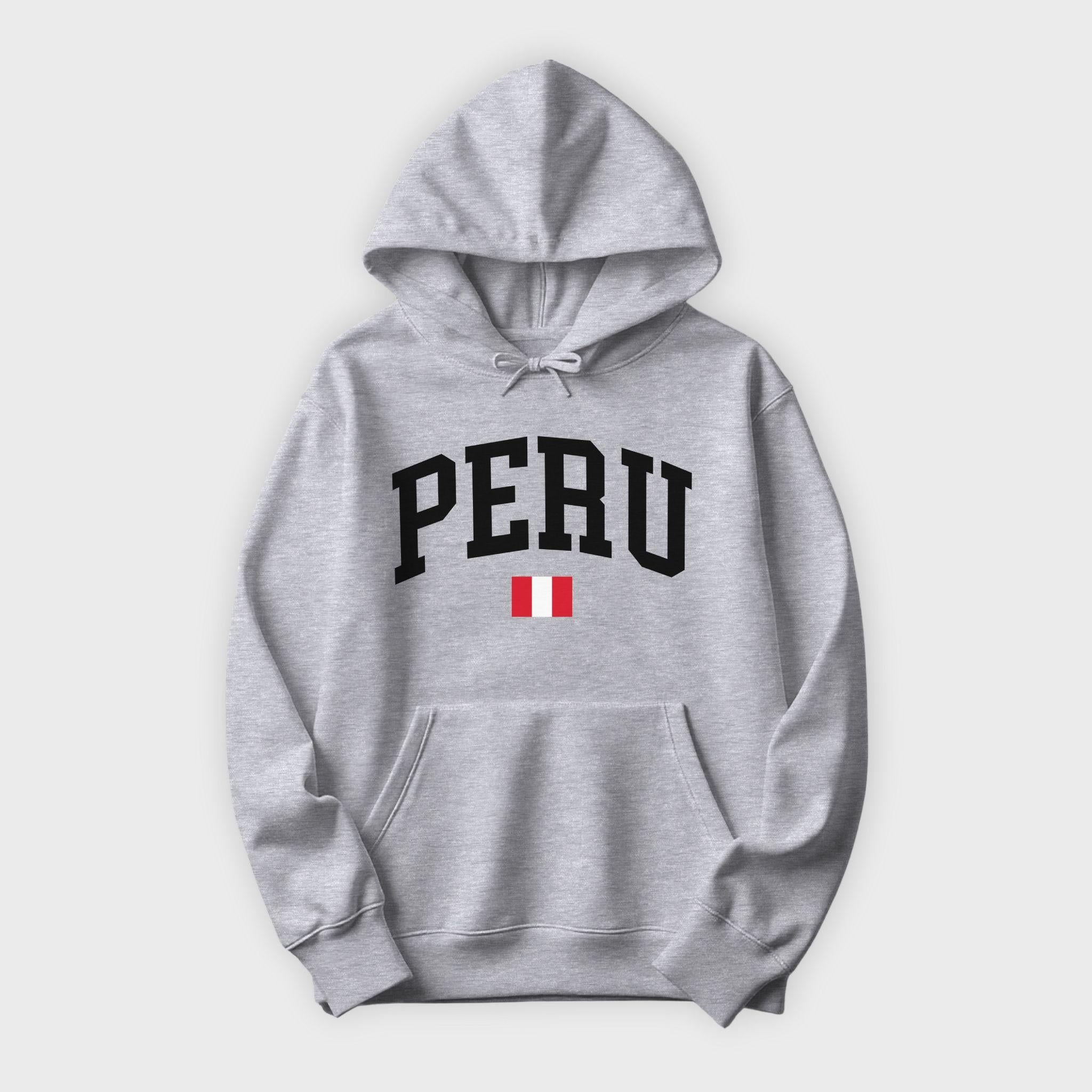 Peru Collegiate Flag Hoodie