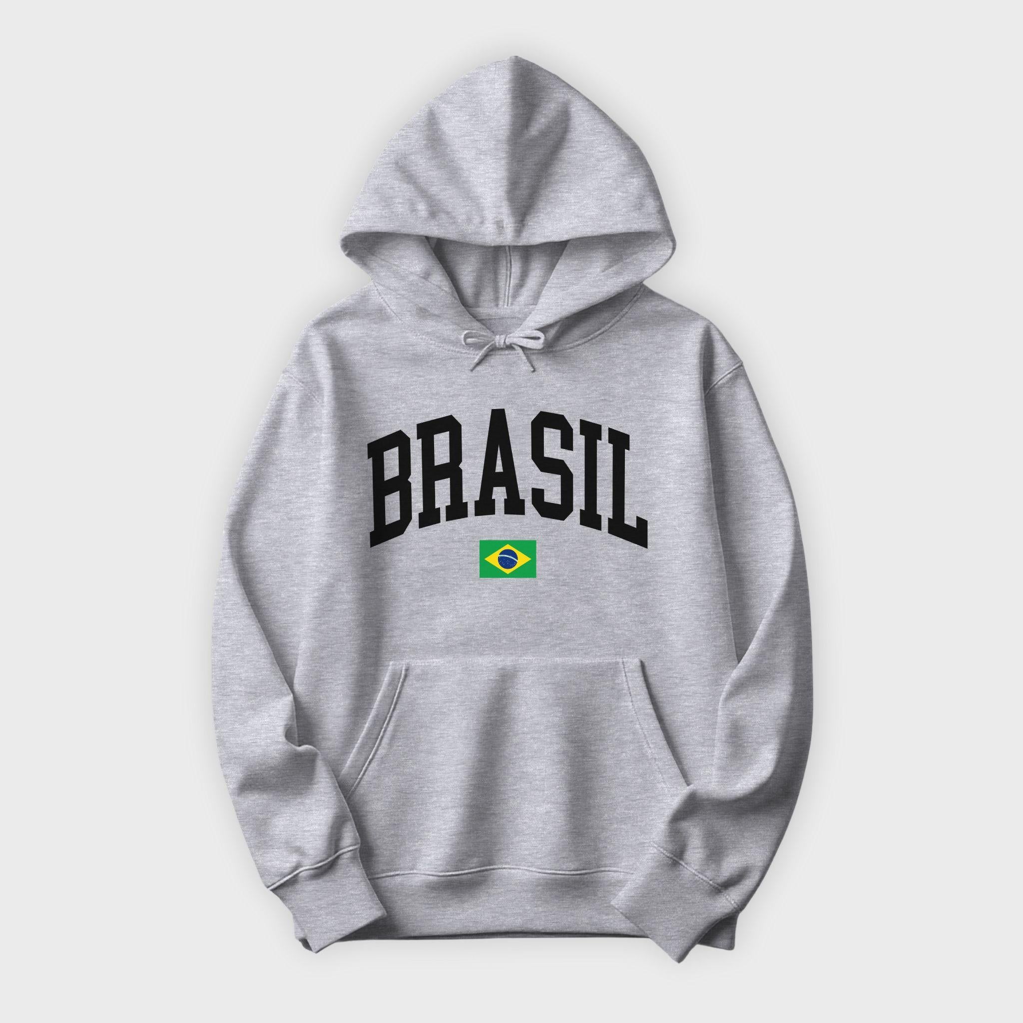 Brasil Collegiate Flag Hoodie