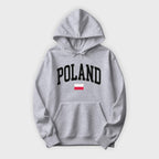 Poland Collegiate Flag Hoodie