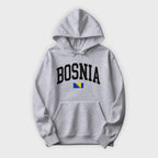 Bosnia Collegiate Flag Hoodie