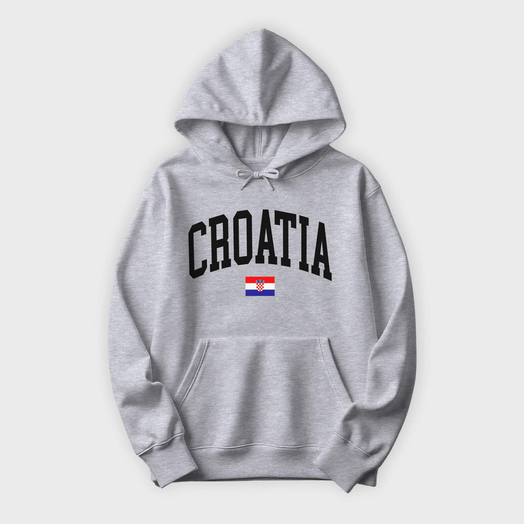 Croatia Collegiate Flag Hoodie