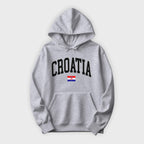 Croatia Collegiate Flag Hoodie