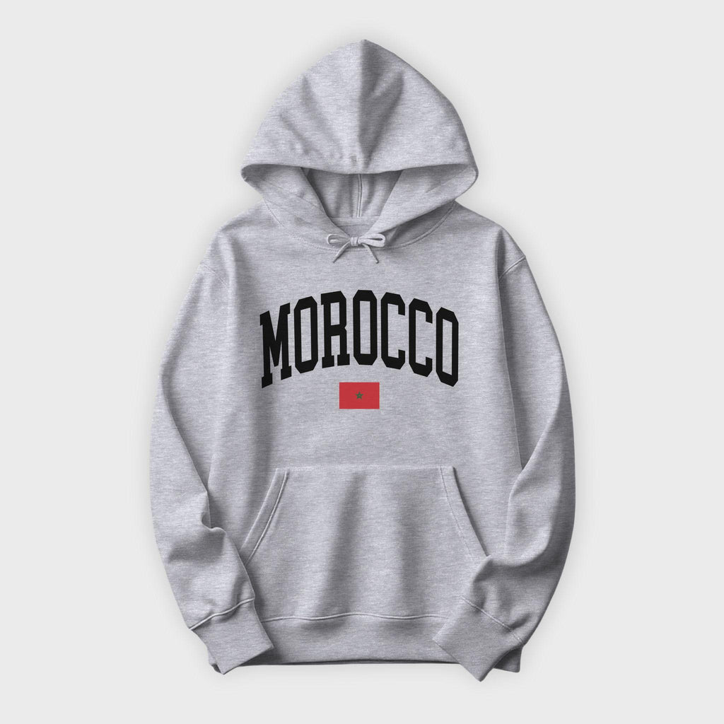 Morocco Collegiate Flag Hoodie