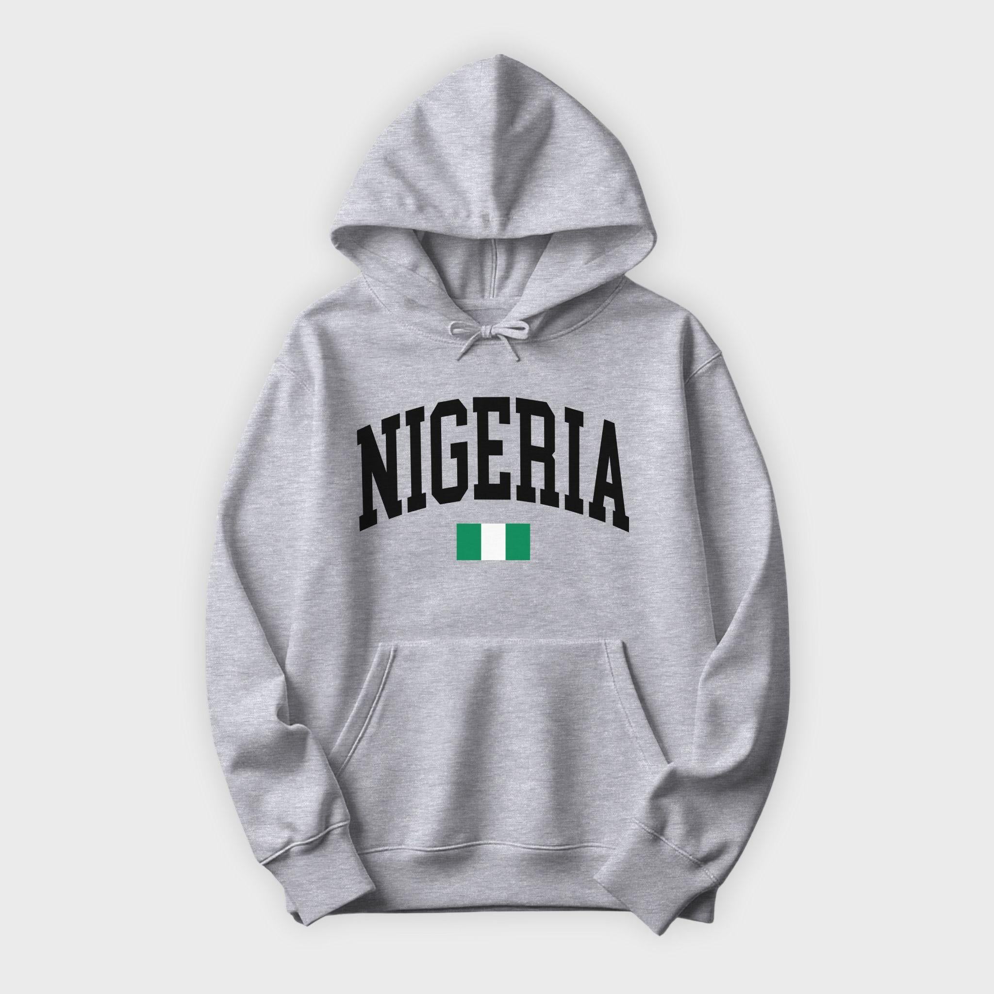 Nigeria Collegiate Flag Hoodie
