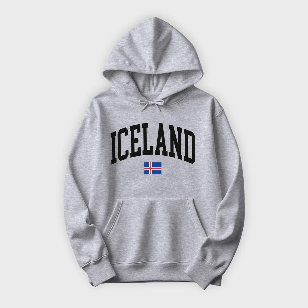 Iceland Collegiate Flag Hoodie