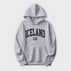Iceland Collegiate Flag Hoodie