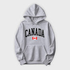Canada Collegiate Flag Hoodie