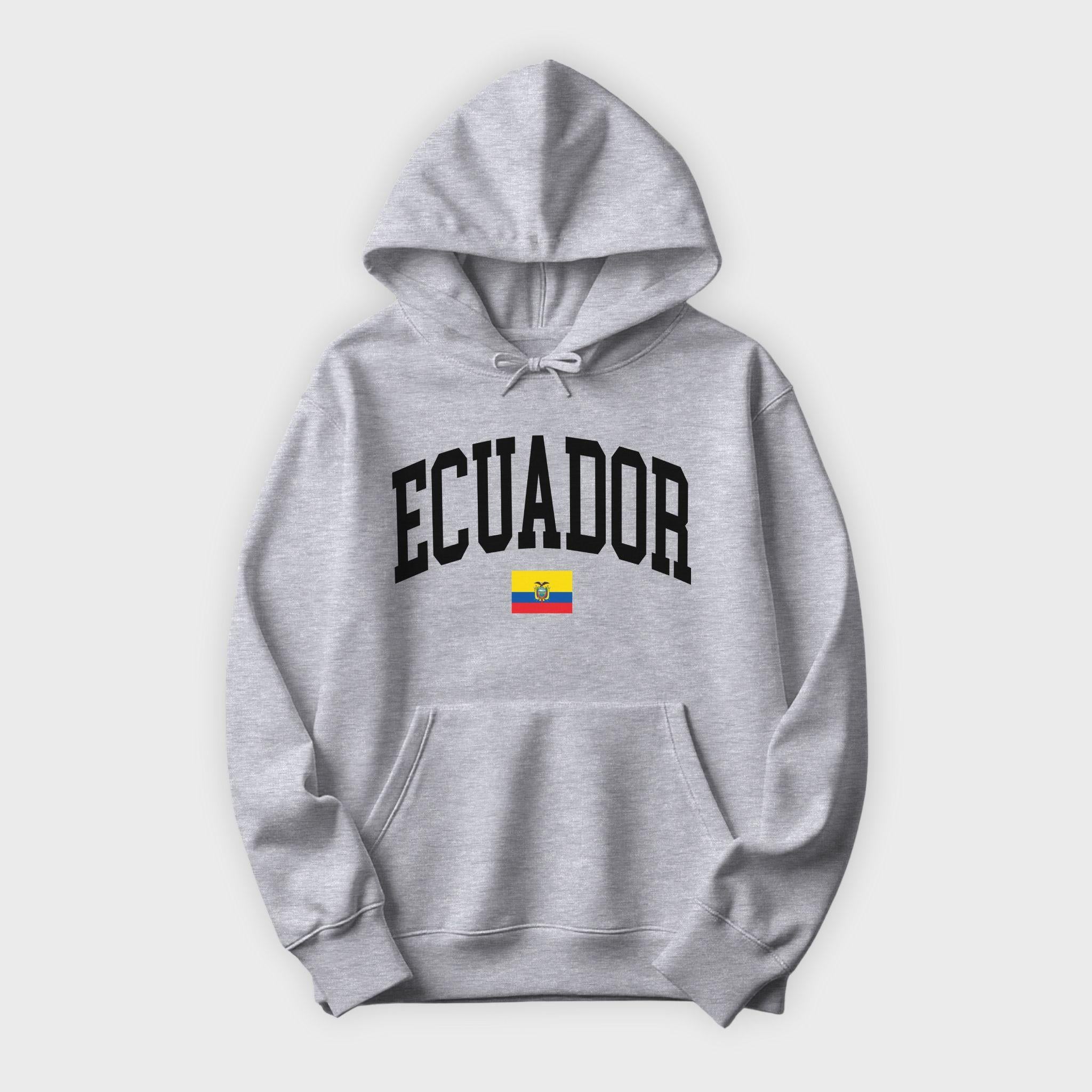 Ecuador Collegiate Flag Hoodie