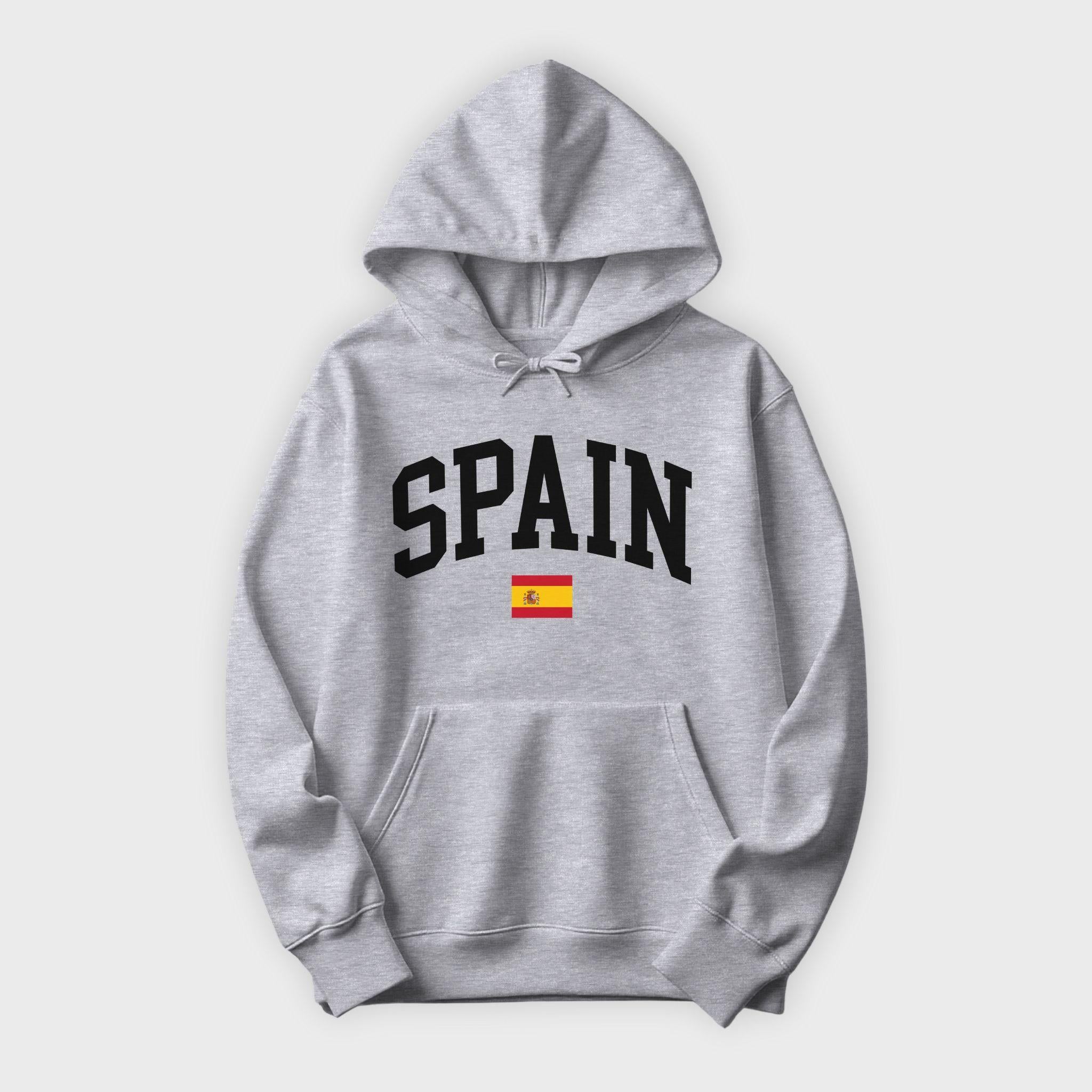 Spain Collegiate Flag Hoodie