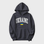 Ukraine Collegiate Flag Hoodie