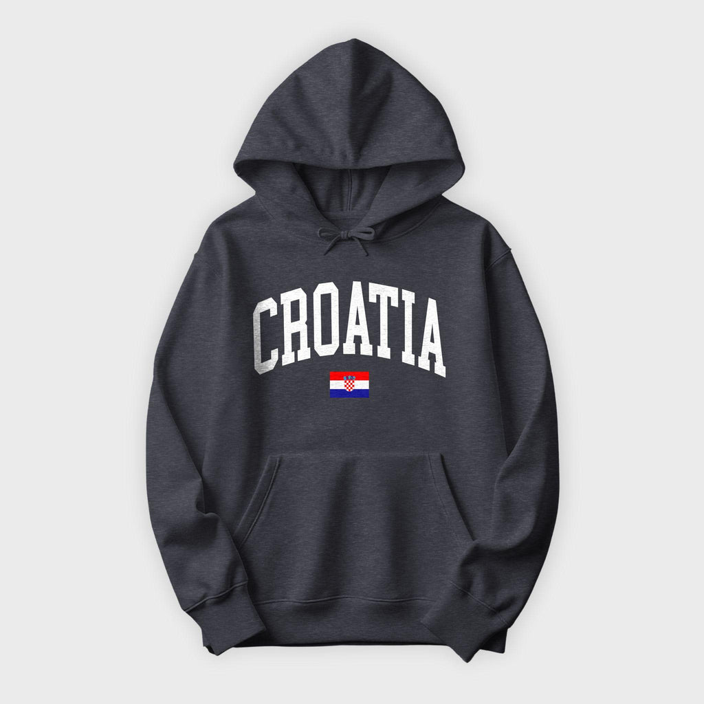 Croatia Collegiate Flag Hoodie