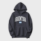 Argentina Collegiate Flag Hoodie