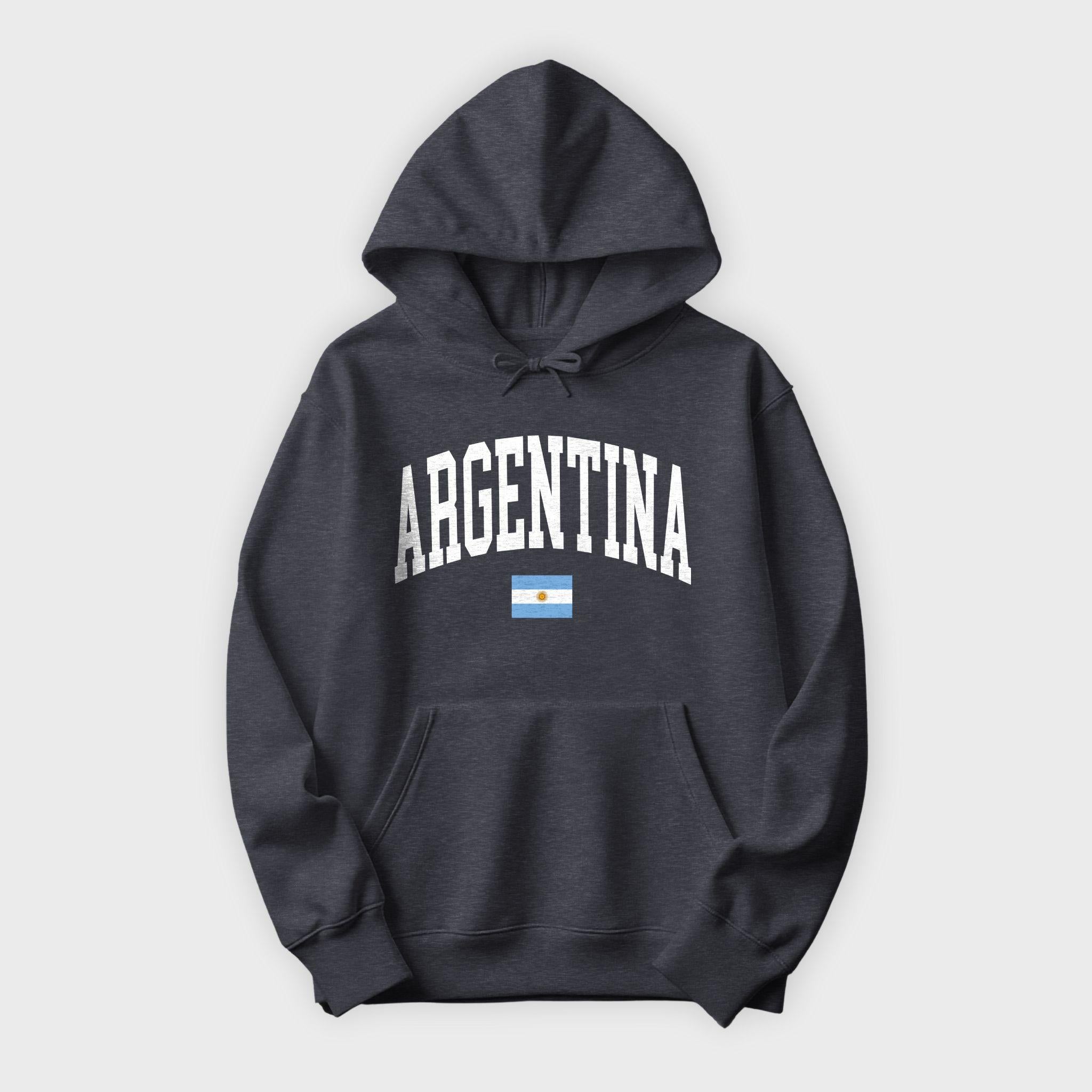 Argentina Collegiate Flag Hoodie