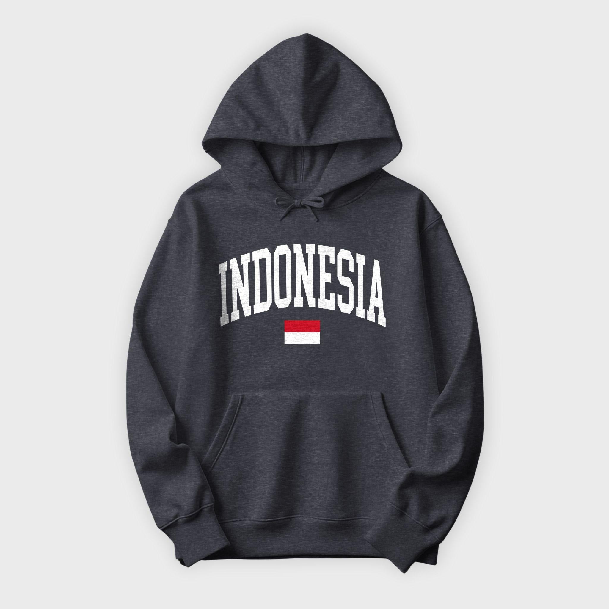 Indonesia Collegiate Flag Hoodie