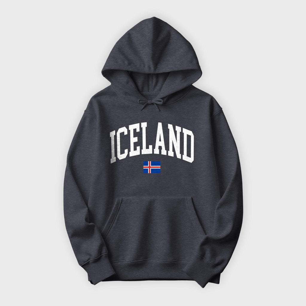 Iceland Collegiate Flag Hoodie