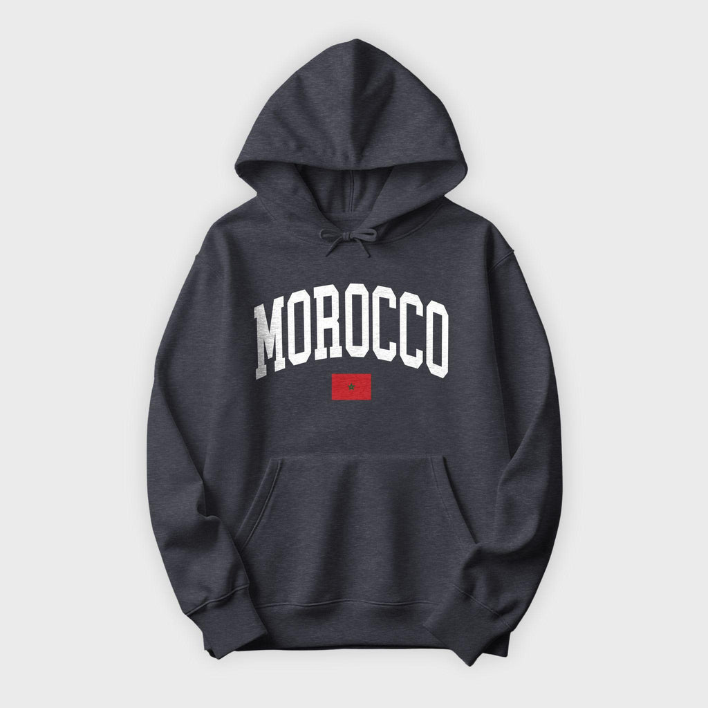 Morocco Collegiate Flag Hoodie
