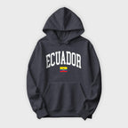 Ecuador Collegiate Flag Hoodie