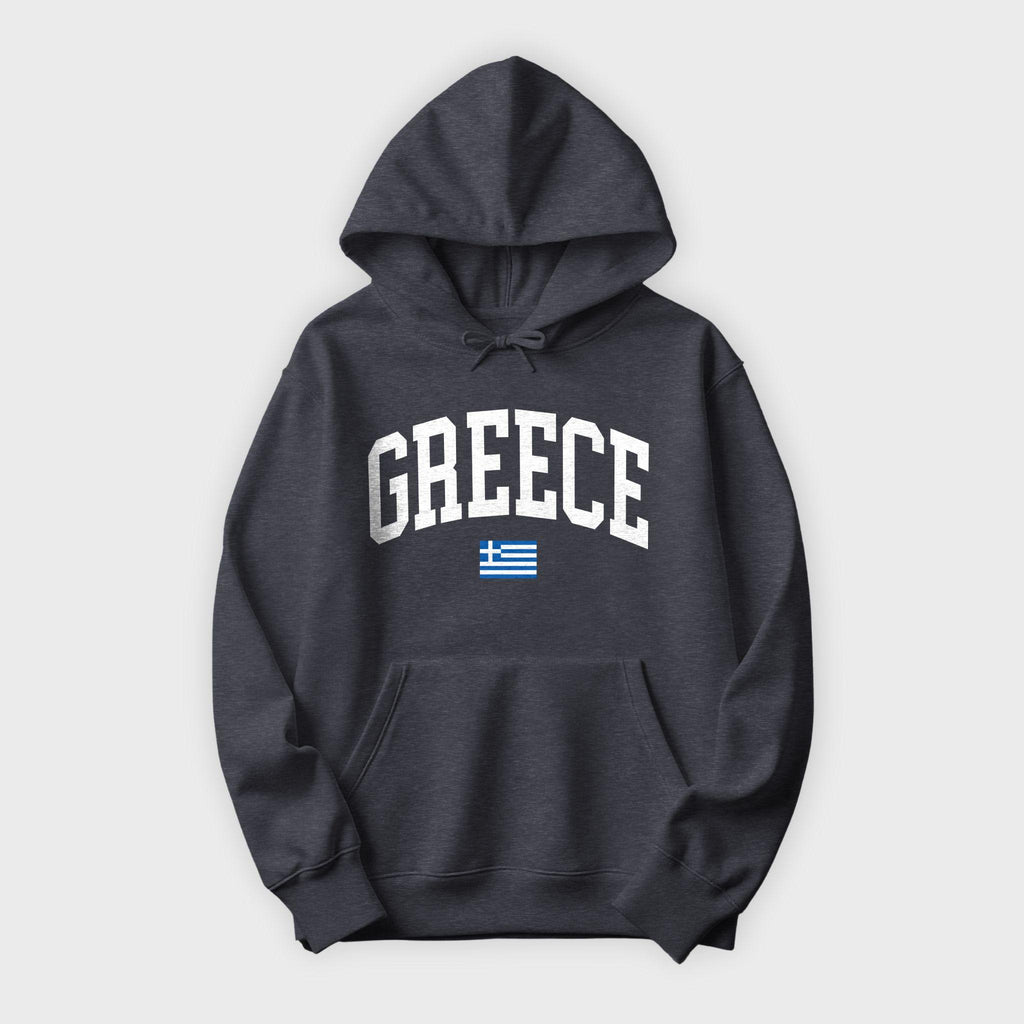 Greece Collegiate Flag Hoodie
