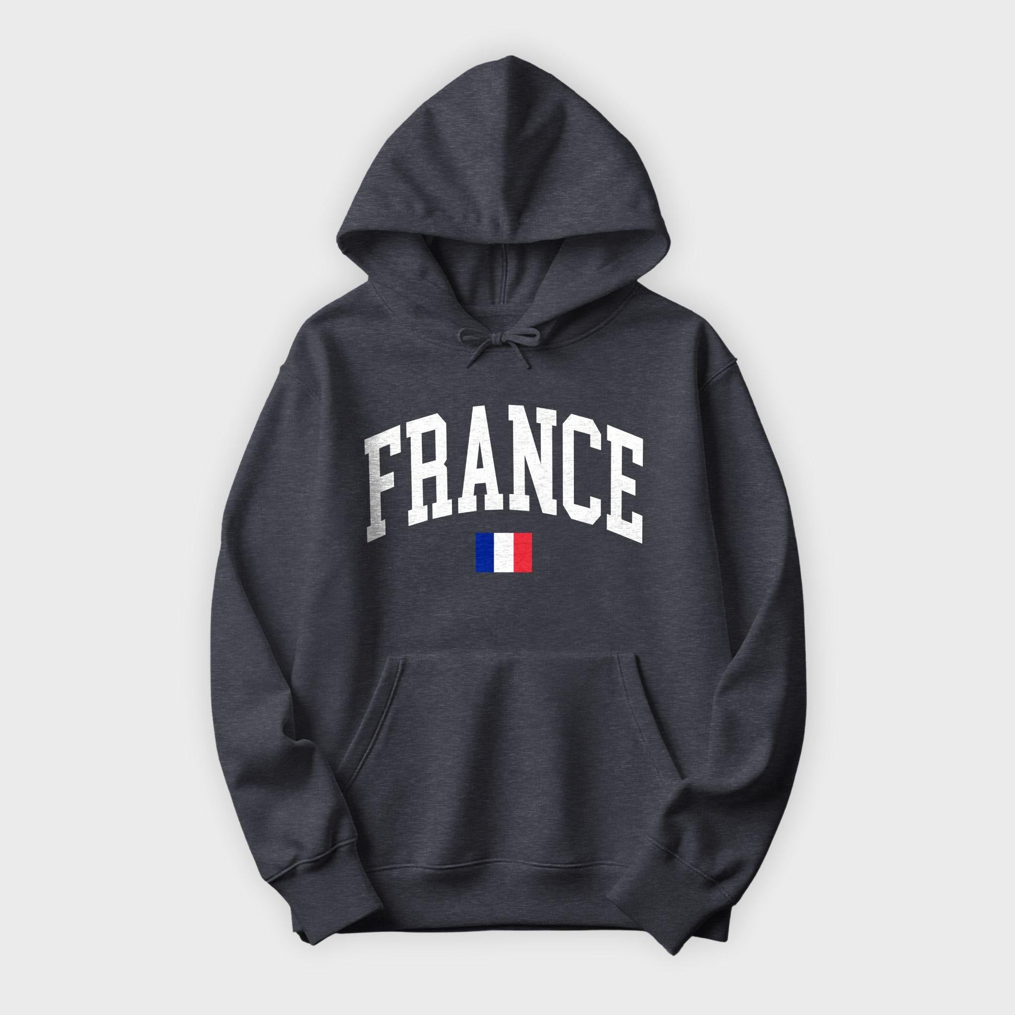 France Collegiate Flag Hoodie
