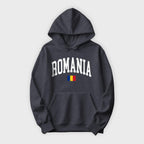 Romania Collegiate Flag Hoodie