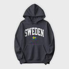 Sweden Collegiate Flag Hoodie