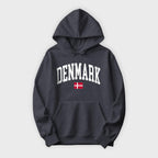 Denmark Collegiate Flag Hoodie