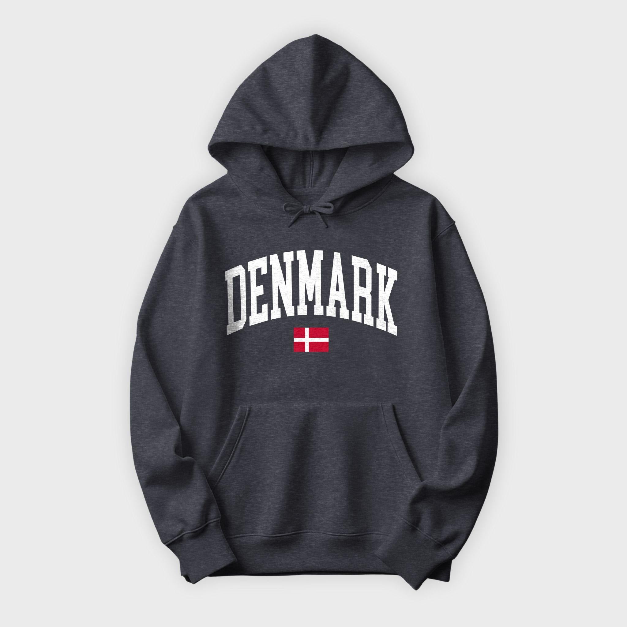 Denmark Collegiate Flag Hoodie